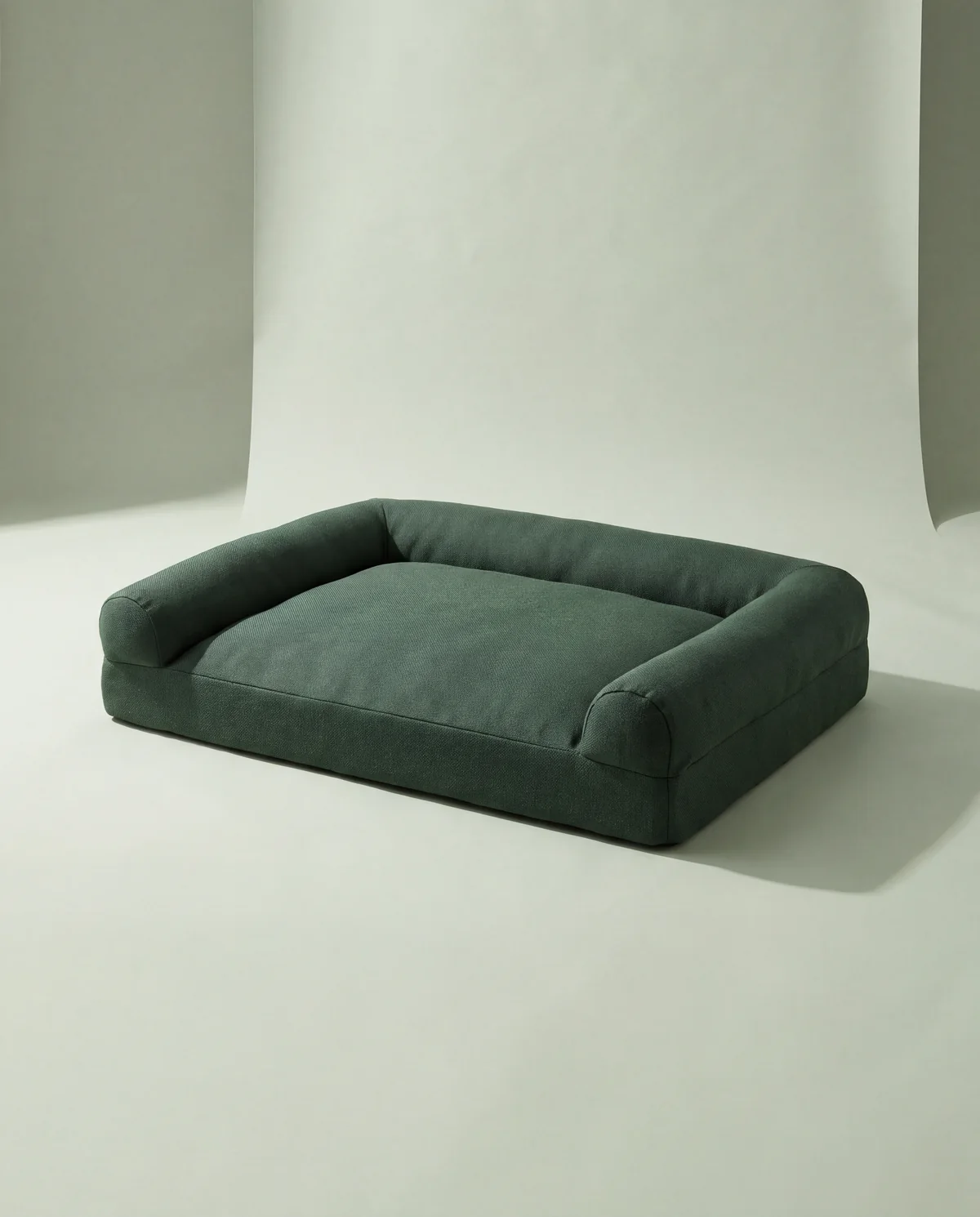Bolster Dog Bed, Large, about 45 x 35 in